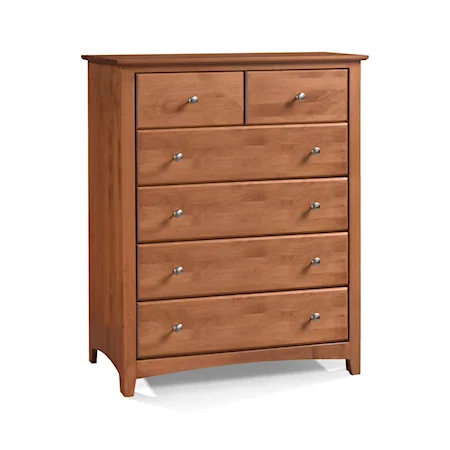 Wide 6 Drawer Chest