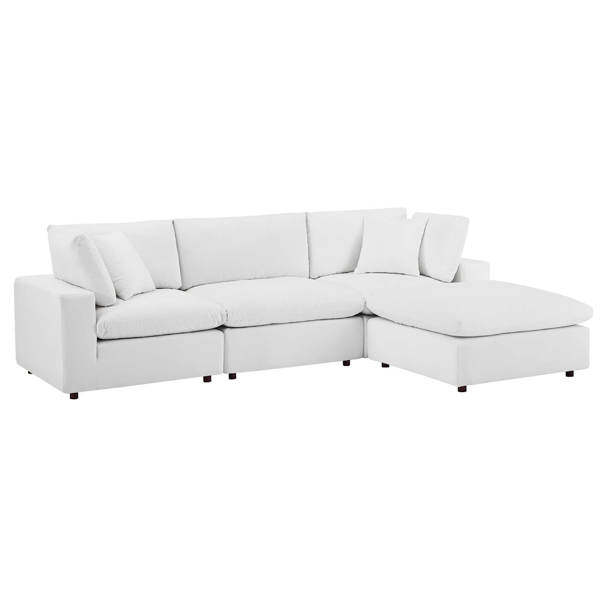 Modway Commix 4-Piece Sectional Sofa