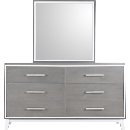 Dresser & Mirror Set