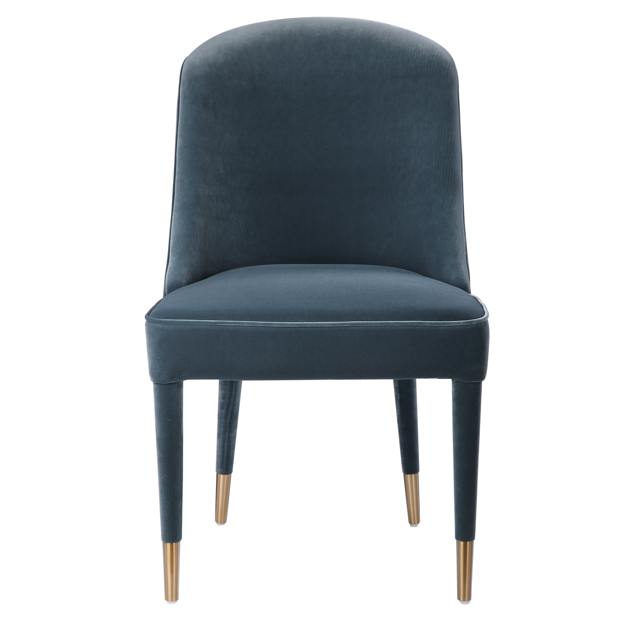 Brie Armless Chair Blue Set Of 2