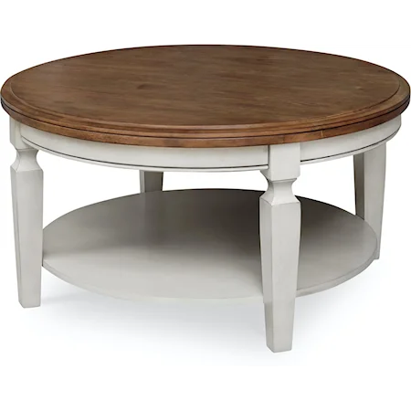 Farmhouse Round Coffee Table