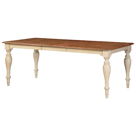 Farmhouse Dining Table with 18" Butterfly Leaf