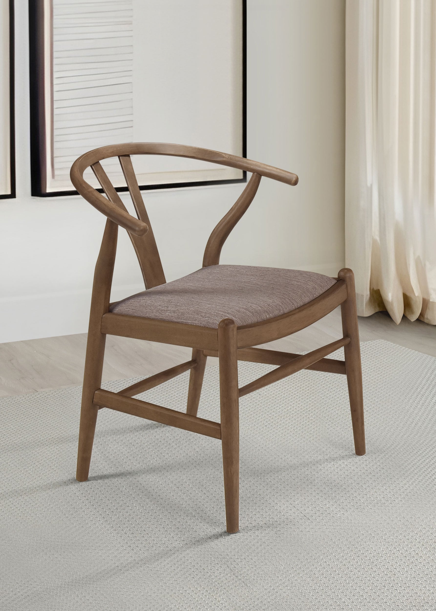 Dinah Wood Wishbone Dining Side Chair