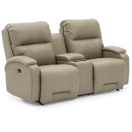 Power Reclining Space Saver Console Loveseat