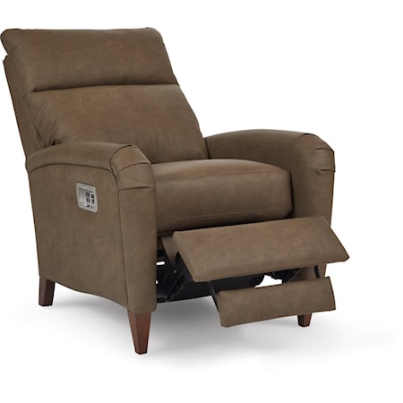 Upholstered High Leg Recliner