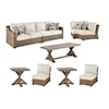 Ashley Furniture Signature Design Beachcroft Outdoor Living Room Group