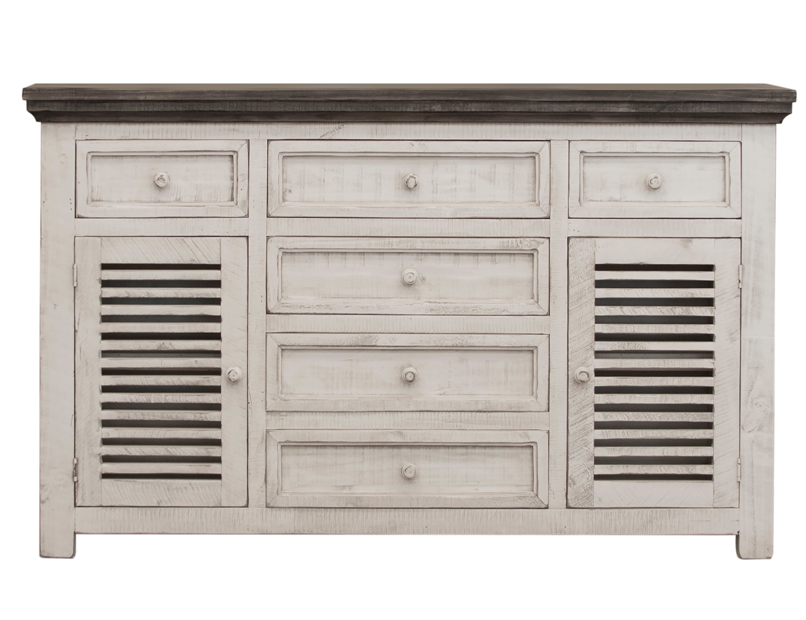 International Furniture Direct Stone 2-Door Buffet