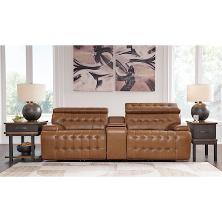 Reclining Sectional Loveseat