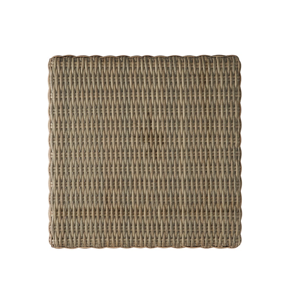 25" Square End Table w/Glass Top