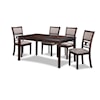 New Classic Furniture Gia 5-Piece Dining Set