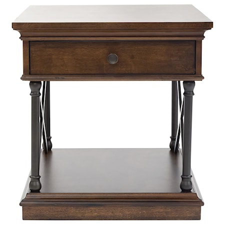 Drawer End Table