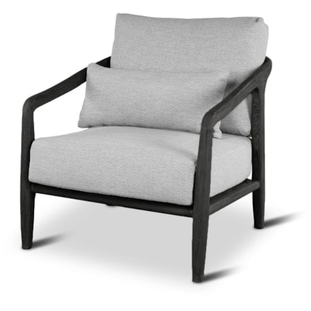 Aria Outdoor Accent Chair Black