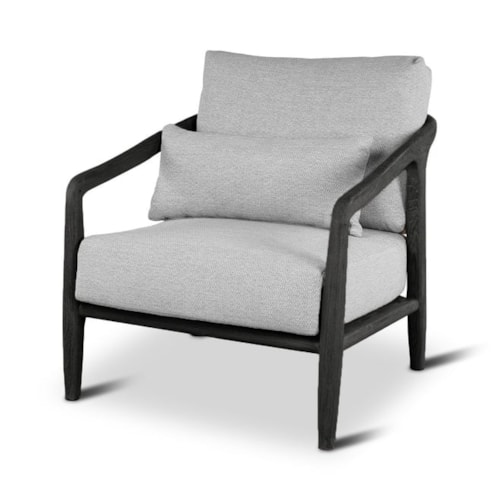 Aria Outdoor Accent Chair Black