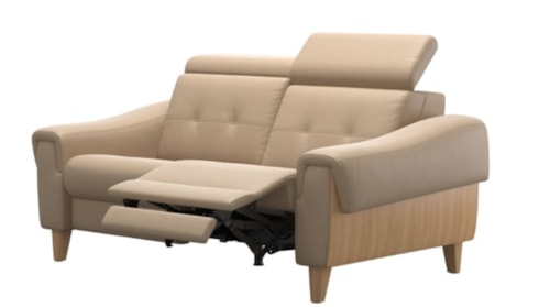 Contemporary Manual Reclining Loveseat with A3 Arms
