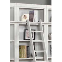 Optional Ladder and Ladder Rail Are Easily Attached to Bookcase