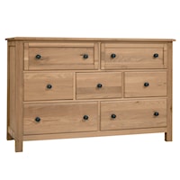 Casual 7-Drawer Dresser with Soft-Close Drawers