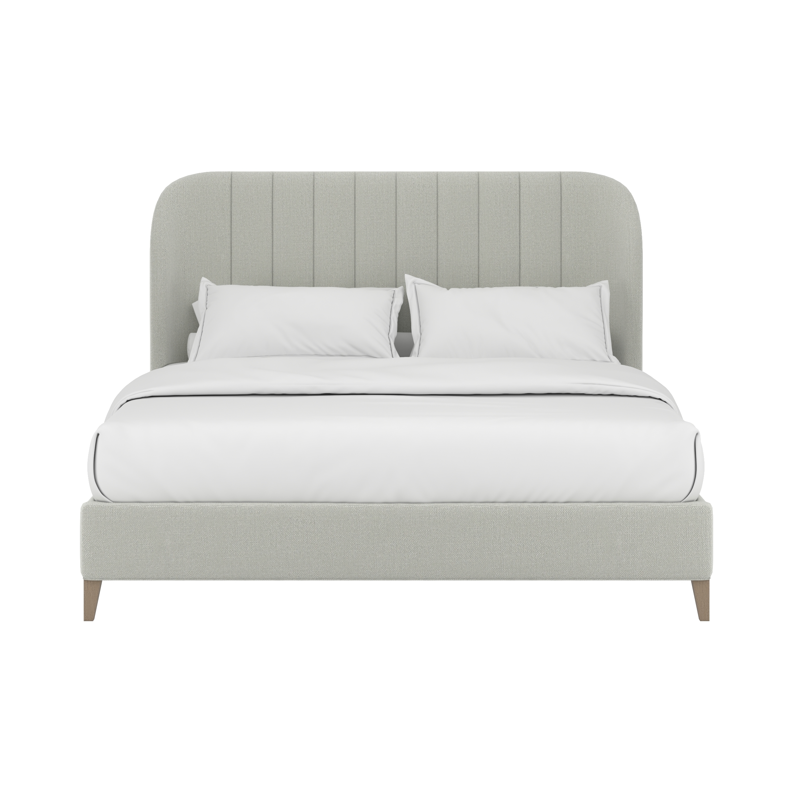 A.R.T. Furniture Inc Upholstered Bed Program Dante King Wide Channel Uph Bed