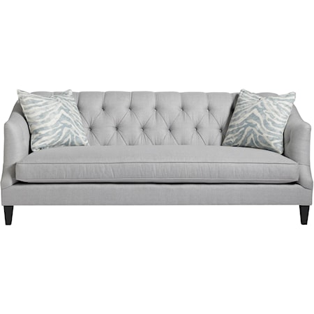 Transitional Sofa with Button Tufting