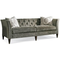 Transitional Sofa with Tufted Back