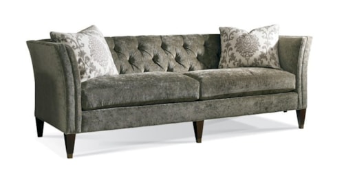 Transitional Sofa with Tufted Back