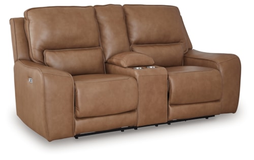 Power Reclining Loveseat With Console