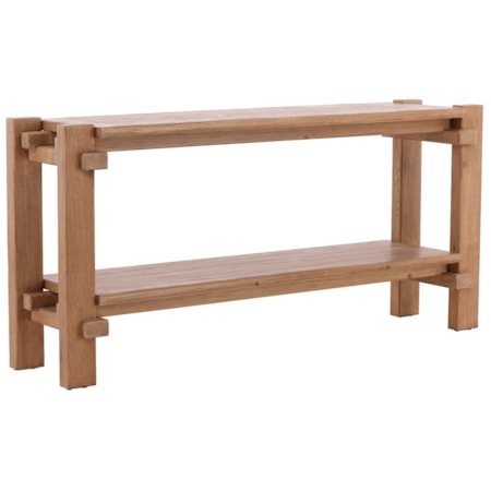 Rectangular 1-Shelf Console Table