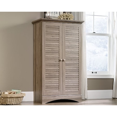 Cottage Storage Cabinet with Adjustable Shelves