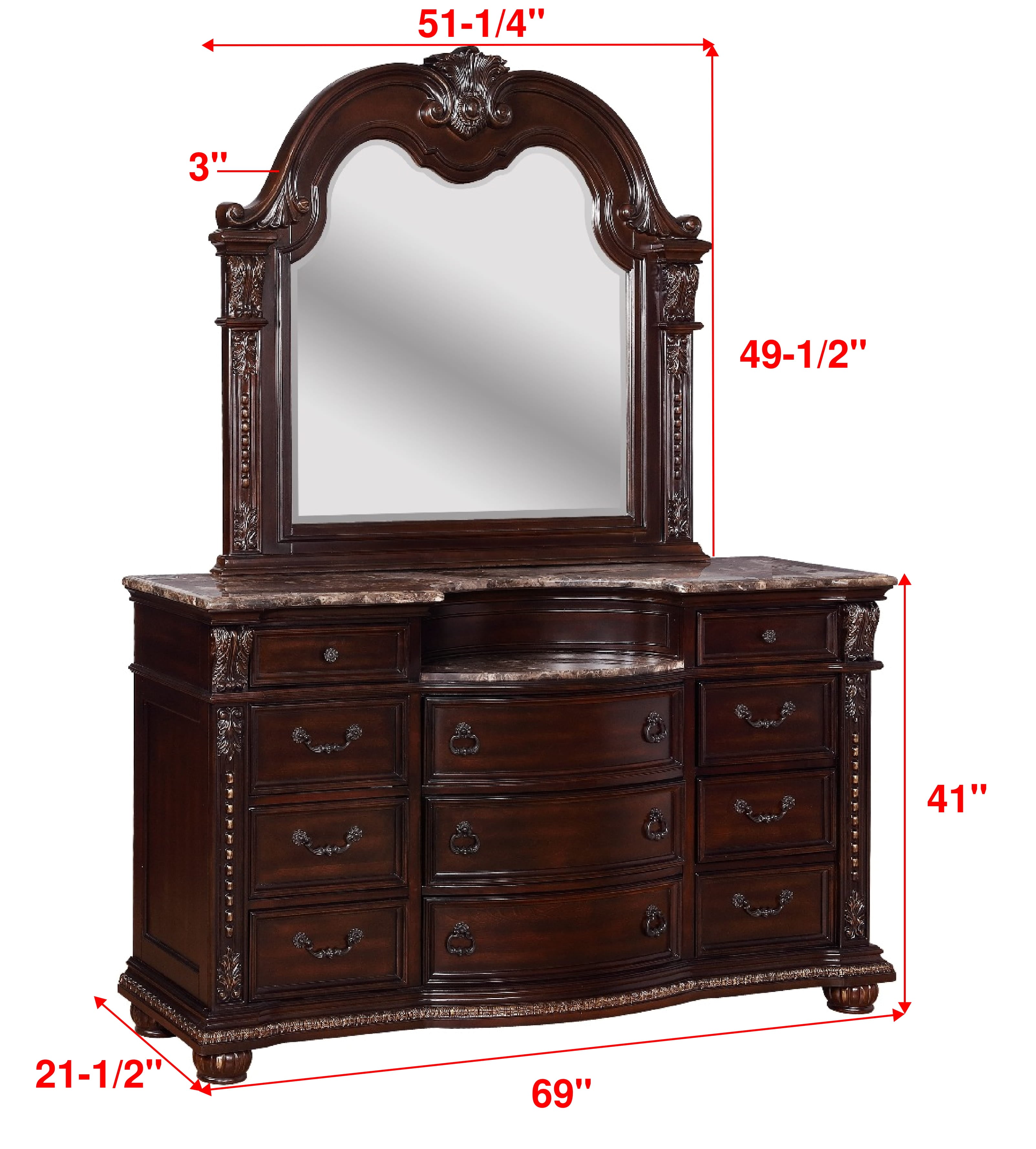 11-Drawer Dresser