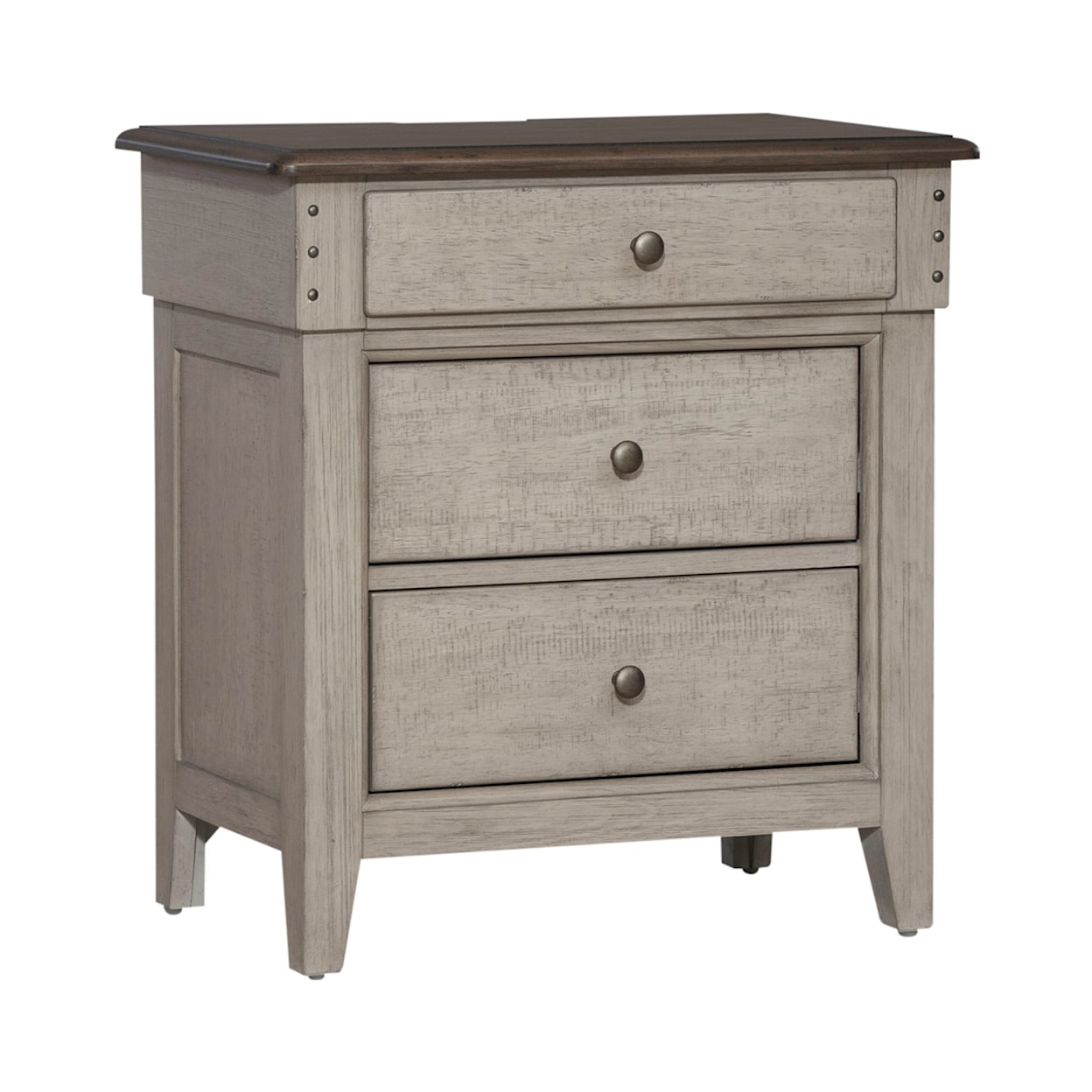 Libby Ivy Hollow 3-Drawer Nightstand