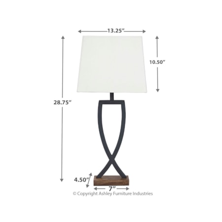 Metal Table Lamp