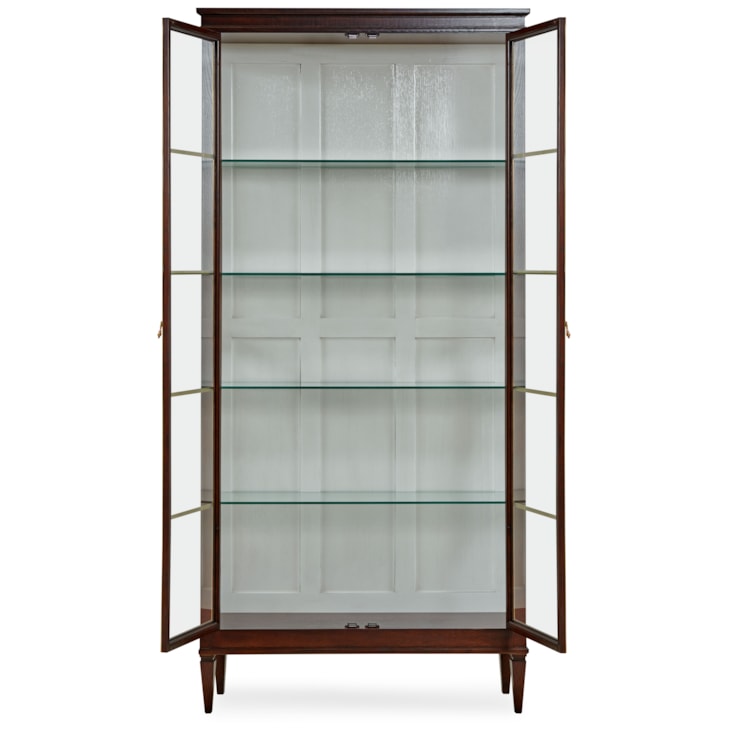 Century Maison '47 Brass-Front Curio Cabinet