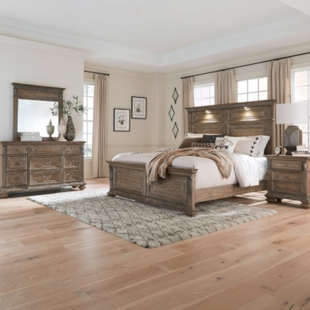 4-pc. California King Panel Bedroom Set