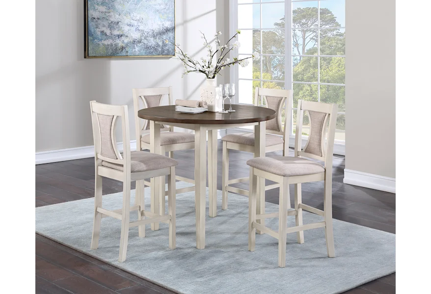 Hudson Dining Set by New Classic at Furniture Superstore - Rochester, MN