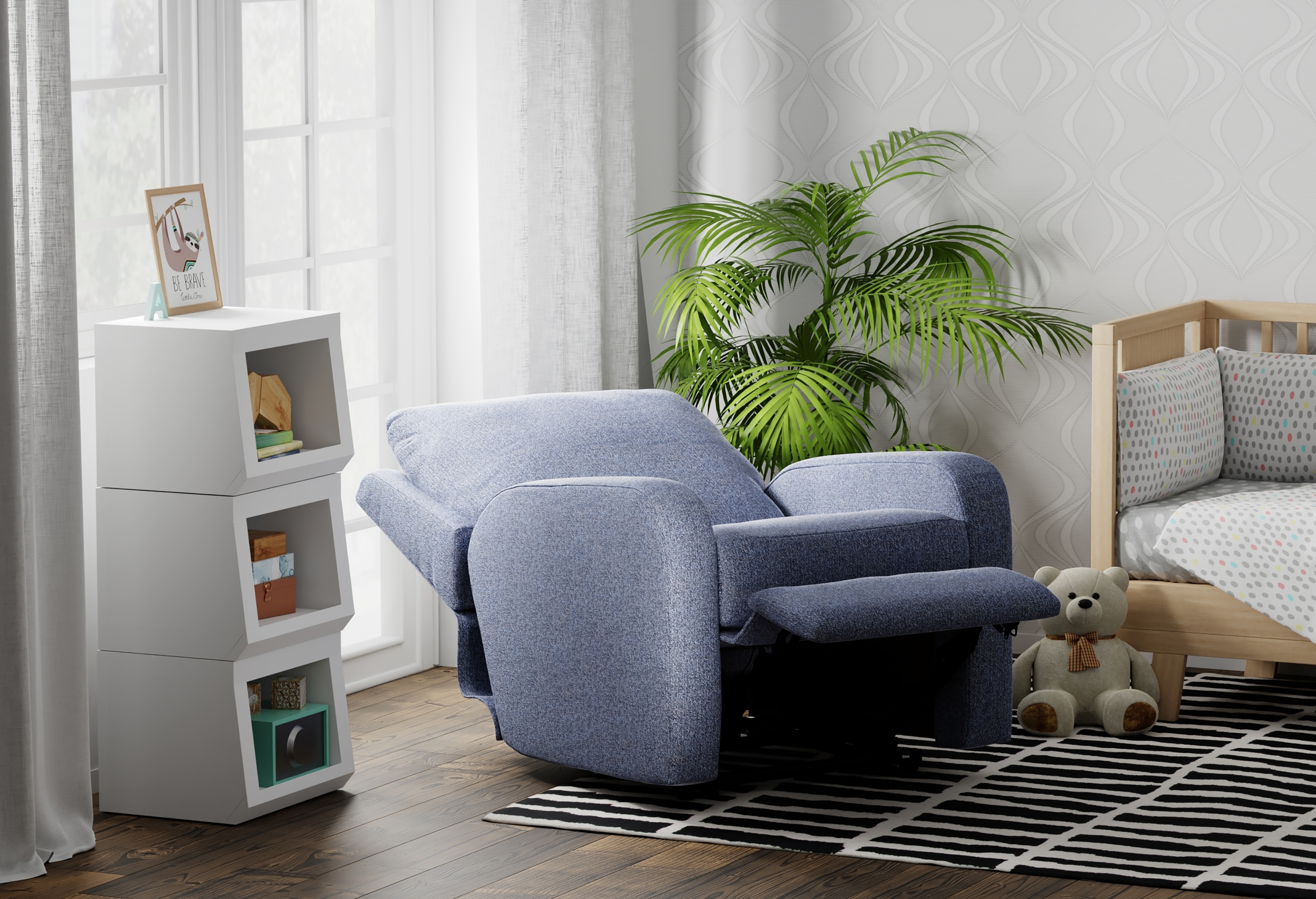 Catnapper Lullaby Power Headrest Power Auto-Glide Recliner