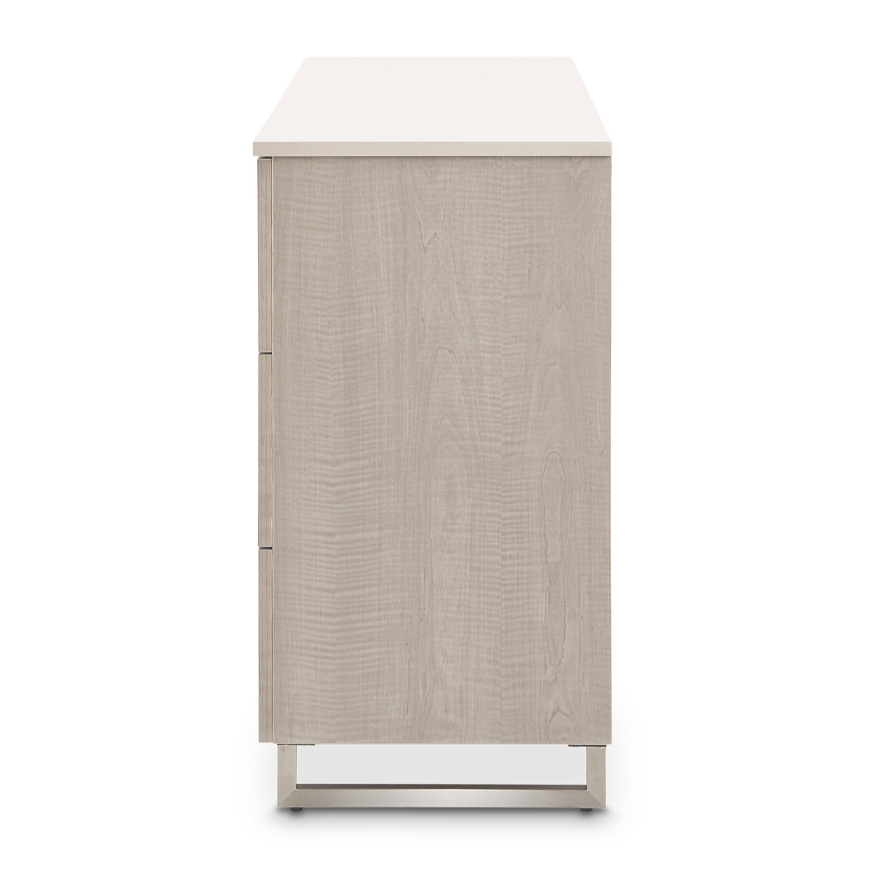 Six-Drawer Marble-Top Dresser