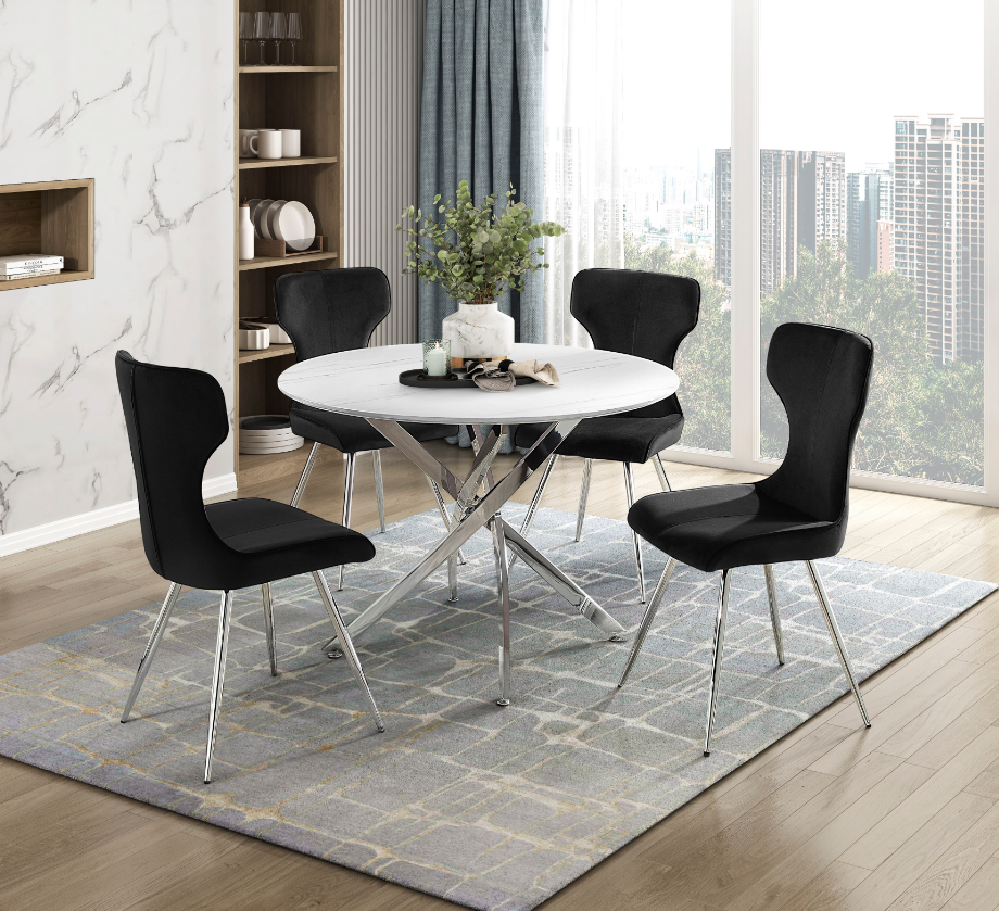 5-Piece Round Dining Set