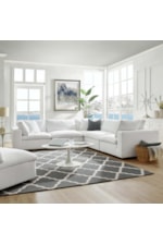 Modway Commix Outdoor 5-Piece Sectional Sofa