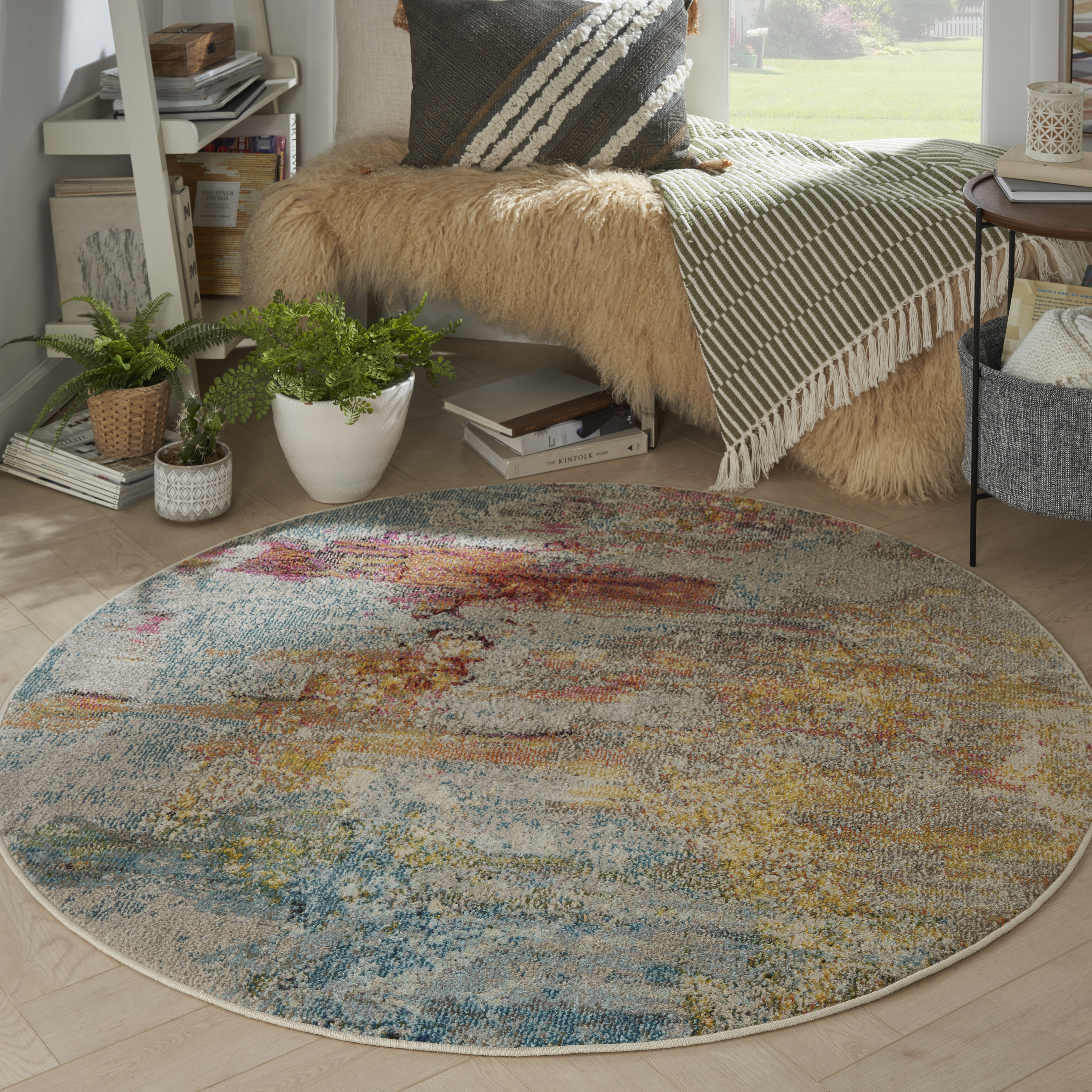 5'3" Round  Rug