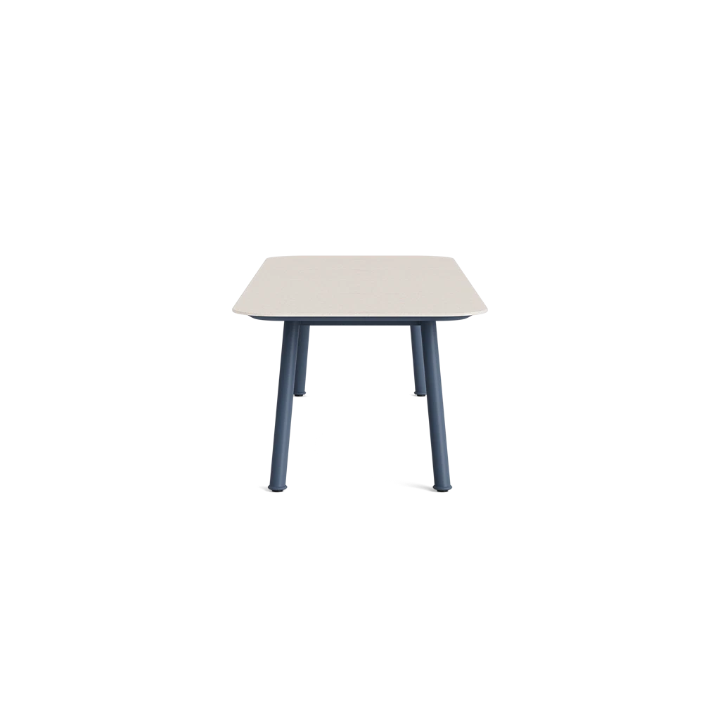 110" x 40" Rect. Stone-Top Dining Table