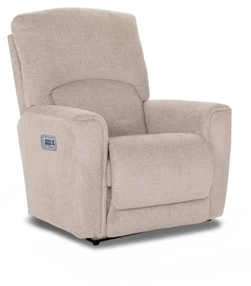 Casual Power Wall Recliner with Power Headrest and Lumbar
