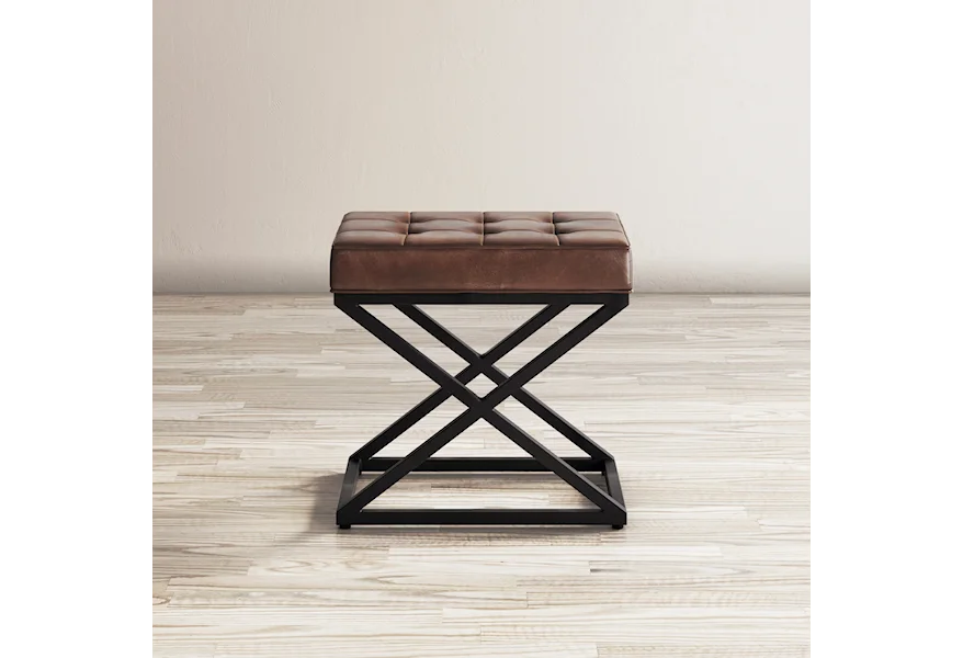 Global Archive Hogan Small Ottoman by Jofran at Reeds Furniture