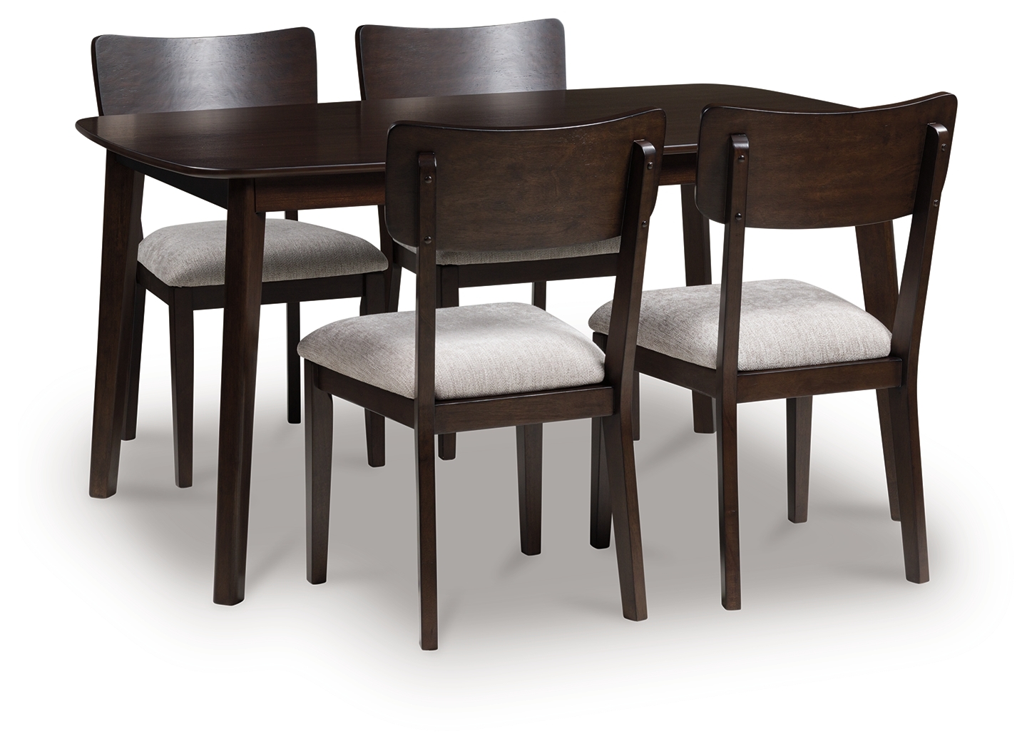 Dining Table And 4 Chairs (Set Of 5)