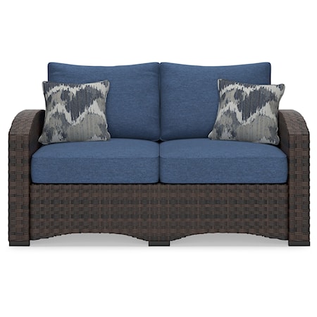 Outdoor Loveseat with Cushion