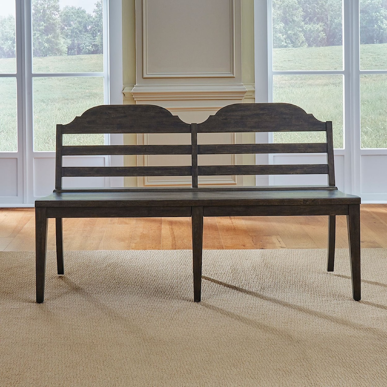 Liberty Furniture Paradise Valley Ladder-Back Dining Bench