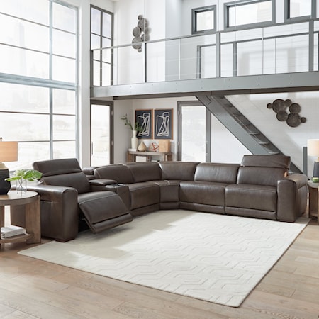 6-Piece Power Reclining Sectional Sofa