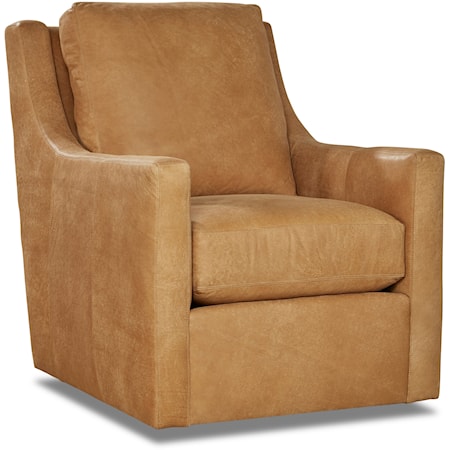 Swivel Chair with Slope Arms