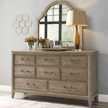 8-Drawer Dresser & Mirror Set