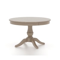 Traditional Customizable Round Wood Table