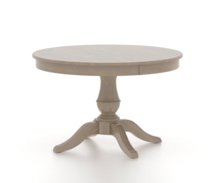 Traditional Customizable Round Wood Table