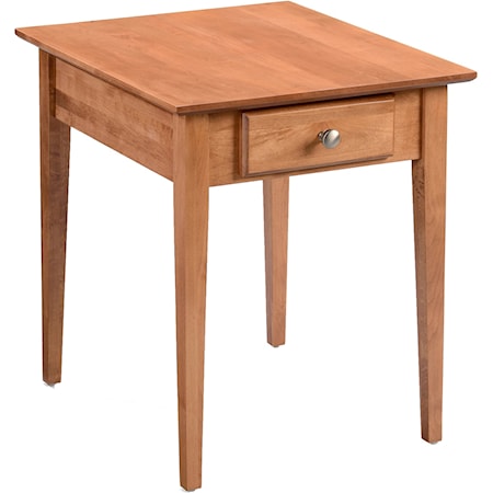 1 Drawer Large End Table